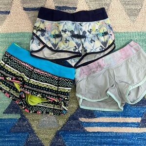 3 pairs of Ivivva shorts!!